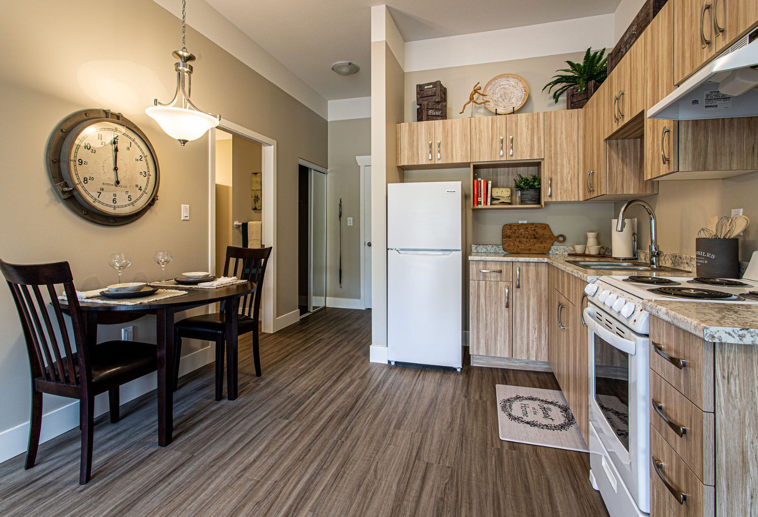 Interior view of the kitchen at Tipton Place - Inclusive Housing - inclusion powell river